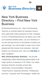 Mobile Screenshot of nybusinessdirectory.net